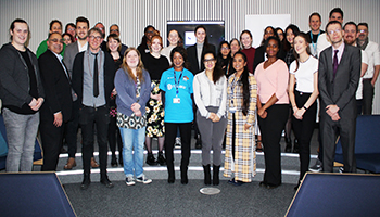 Santander Win4MySociety teams with Birmingham City University staff - credit Lyle Bignon for BCU