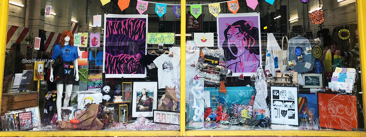 First-year BA (Hons) Illustration students took part in a live project with Cow Vintage.