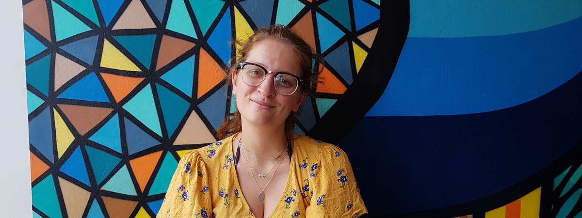 Image of PG Student Ellie Forrest who studies (MA) Professional Voice Practice Tertiary Image