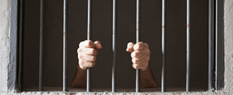 Centre for Human Rights Florida Death Sentence Image 341x139 - Hands on jail cell bars