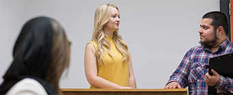 International Law Image 341x139 - Man and Woman in courtroom