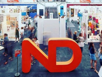 New Designers exhibition space- logo