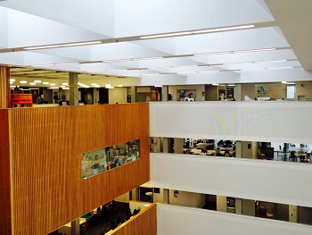 Birmingham City University's Parkside Building 4th floor parkside building