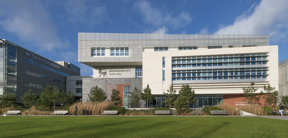 A photo of the exterior of Parkside Building.