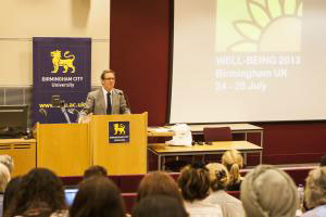 Birmingham City University Vice-Chancellor Cliff Allan at Well-being 2013